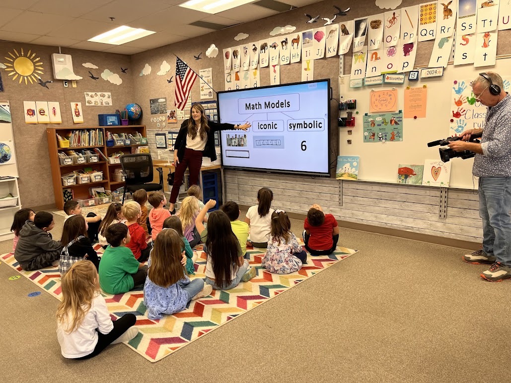 Elementary math classroom lesson